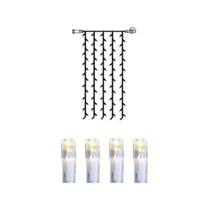 Led valguskardin (soe valgus, 3x3m)