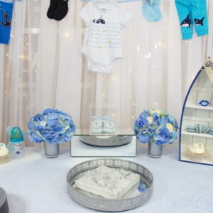 Babyshower peokomplekt “Sinine”