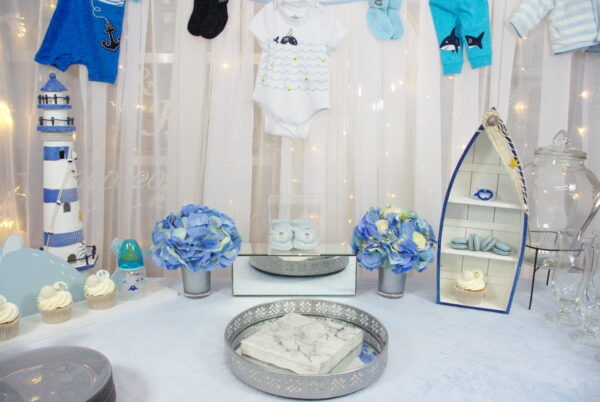 Babyshower peokomplekt "Sinine"