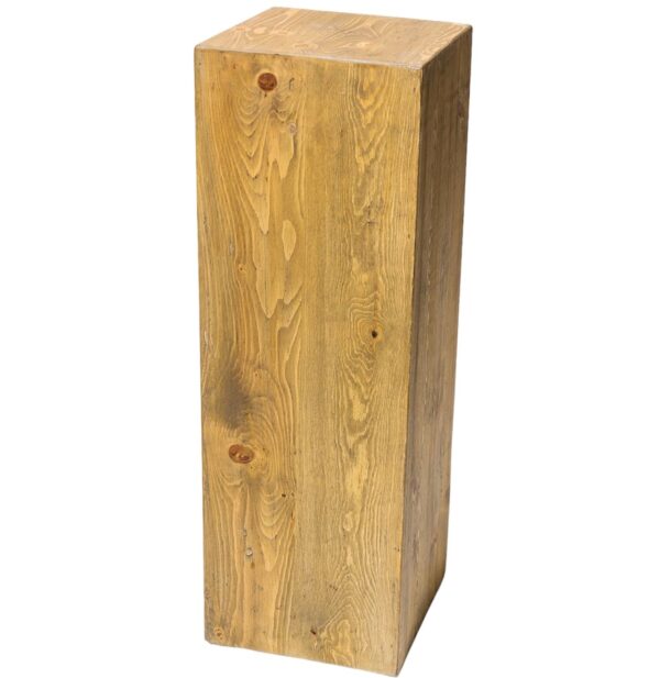 Tume puidust postament (h: 100cm)